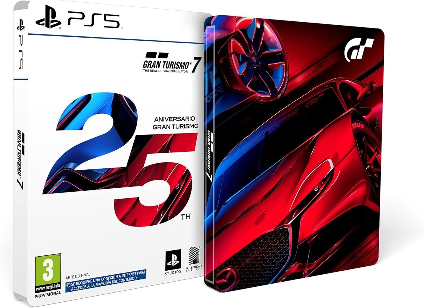 Gran Turismo 7 25th Anniversary Steelbook Edition PS5 kaina ir informacija | Kompiuteriniai žaidimai | pigu.lt