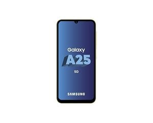 Samsung Galaxy A25 5G Dual SIM 8/256GB (SM-A256BZYHEUB) Yellow цена и информация | Мобильные телефоны | pigu.lt