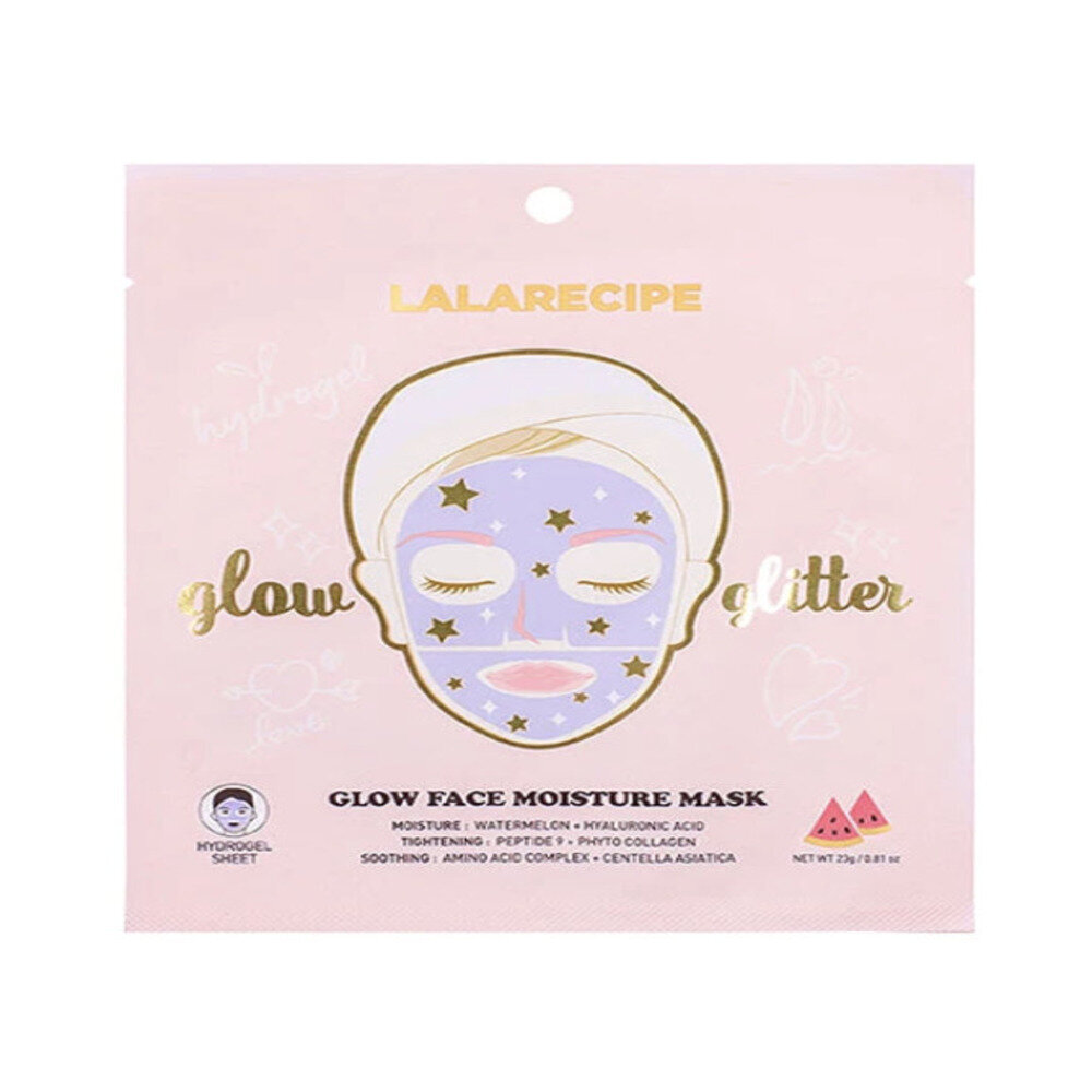 Drėkinamoji veido kaukė LalaRecipe Glow Face Moisture Mask, 23 g kaina ir informacija | Veido kaukės, paakių kaukės | pigu.lt