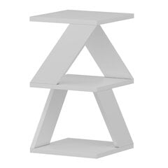 Столик Asir, 30x50x30 см, белый цена и информация | Журнальные столики | pigu.lt