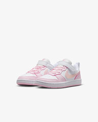 Nike Обувь Court Borough Low Pink White DV5457 105 DV5457 105/2 цена и информация | Детская спортивная обувь | pigu.lt