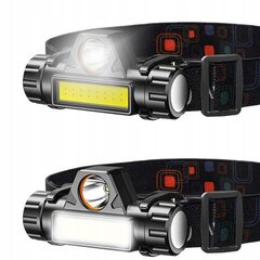 Перезаряжаемый светодиодный налобный фонарь цена и информация | Фонарики, прожекторы | pigu.lt