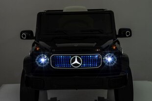 Vienvietis vaikiškas elektrinis džipas Mercedes Mercedes EQG 4x4, juodas kaina ir informacija | Elektromobiliai vaikams | pigu.lt