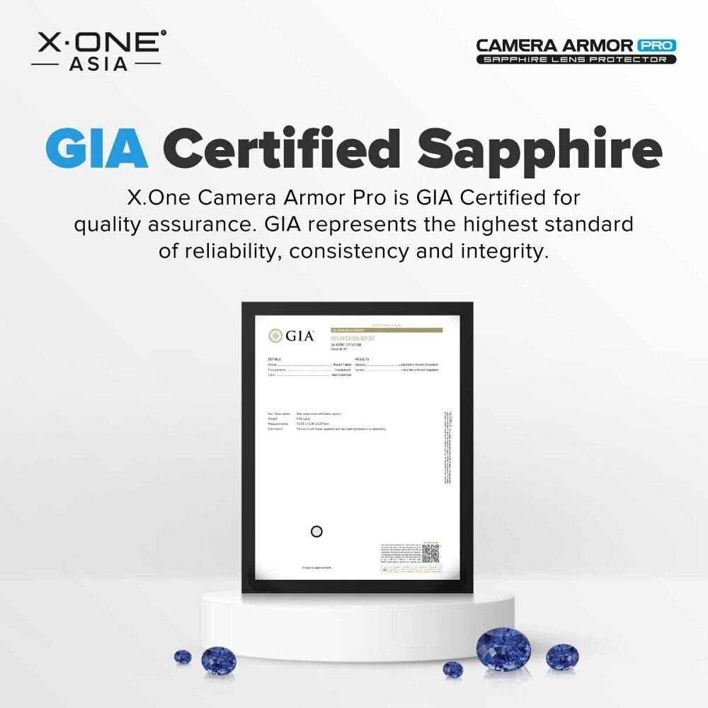 X-ONE Sapphire Camera Armor kaina ir informacija | Apsauginės plėvelės telefonams | pigu.lt