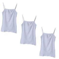 Apatiniai marškinėliai moterims Koza 203, balti, 3 vnt. цена и информация | Нательные женские майки | pigu.lt