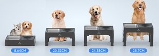 Dvigubas reguliuojamo aukščio dubuo šunims Els Pet kaina ir informacija | Dubenėliai, dėžės maistui | pigu.lt