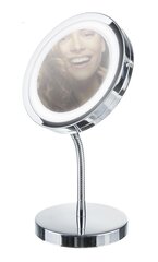 Kosmetinis veidrodis su LED apšvietimu, 15 cm kaina ir informacija | Kosmetinės, veidrodėliai | pigu.lt