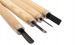 Medžio drožybos peilių rinkinys Falon-Tech, 12 vnt. kaina ir informacija | Mechaniniai įrankiai | pigu.lt