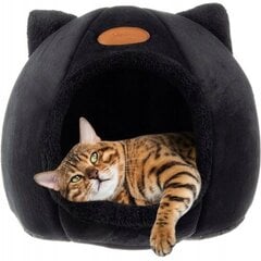 Pliušinis guolis katėms, juodas kaina ir informacija | Guoliai, pagalvėlės | pigu.lt