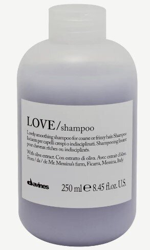 Glotninamasis šampūnas Davines Love Smoothing Shampoo, 250 ml kaina ir informacija | Šampūnai | pigu.lt