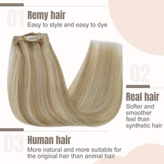 Накладные волосы Fshine, блонд цена и информация | Аксессуары для волос | pigu.lt