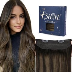 Накладные волосы Fshine, темно-коричневые цена и информация | Аксессуары для волос | pigu.lt