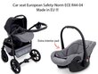 Universalus vežimėlis 3 in 1 GaGaDumi Boston Travel System, black kaina ir informacija | Vežimėliai | pigu.lt