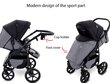 Universalus vežimėlis 3 in 1 GaGaDumi Boston Travel System, black kaina ir informacija | Vežimėliai | pigu.lt