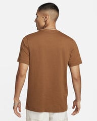 Nike Футболки Nsw Tee Just Do It Swoosh Brown AR5006 281 AR5006 281/S цена и информация | Мужские футболки | pigu.lt