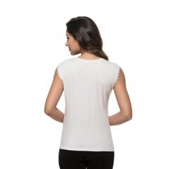 Marškinėliai moterims Ozkan 7365, balti kaina ir informacija | Marškinėliai moterims | pigu.lt
