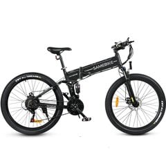 Sulankstomas kalnų dviratis SameBike LO26 II 26", juodas kaina ir informacija | Elektriniai dviračiai | pigu.lt