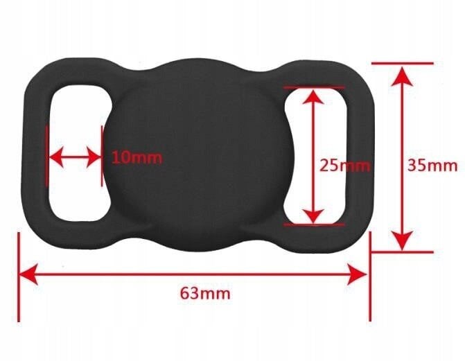 Silikoninis dėklas Airtag augintiniui kaina ir informacija | Antkakliai, petnešos šunims | pigu.lt