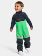 Детские утепленные брюки Didriksons весна-осень CLOUD, зелено-черный цвет