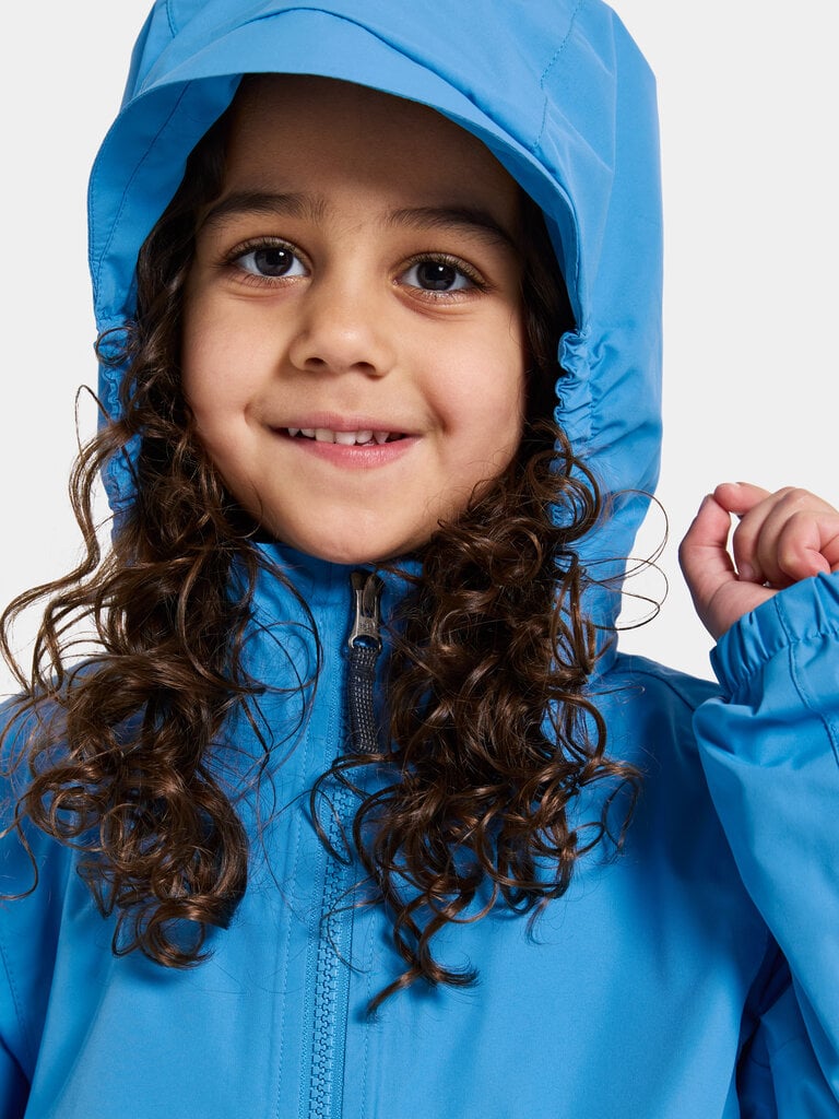Didriksons vaikiška pavasario-rudens striukė NORMA 3, mėlyna цена и информация | Striukės, paltai mergaitėms | pigu.lt