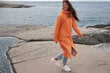 Didriksons moteriškas pavasario-rudens paltas NADJA 4, oranžinis цена и информация | Striukės moterims | pigu.lt