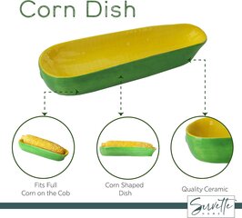 Чаша для початков кукурузы, 7,6x22,5 cm цена и информация | Посуда, тарелки, обеденные сервизы | pigu.lt