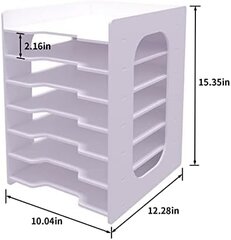 Подставка для документов, 7 частей цена и информация | Kanceliarinės prekės | pigu.lt