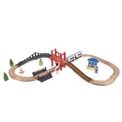 Medinė geležinkelio trasa Kruzzel kaina ir informacija | Žaislai berniukams | pigu.lt