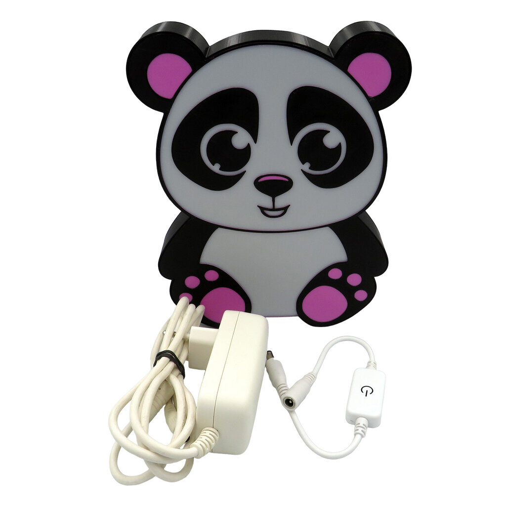 Vaikiškas LED šviestuvas Panda, 3D kaina ir informacija | Vaikiški šviestuvai | pigu.lt