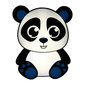 Vaikiškas LED šviestuvas Panda, 3D kaina ir informacija | Vaikiški šviestuvai | pigu.lt