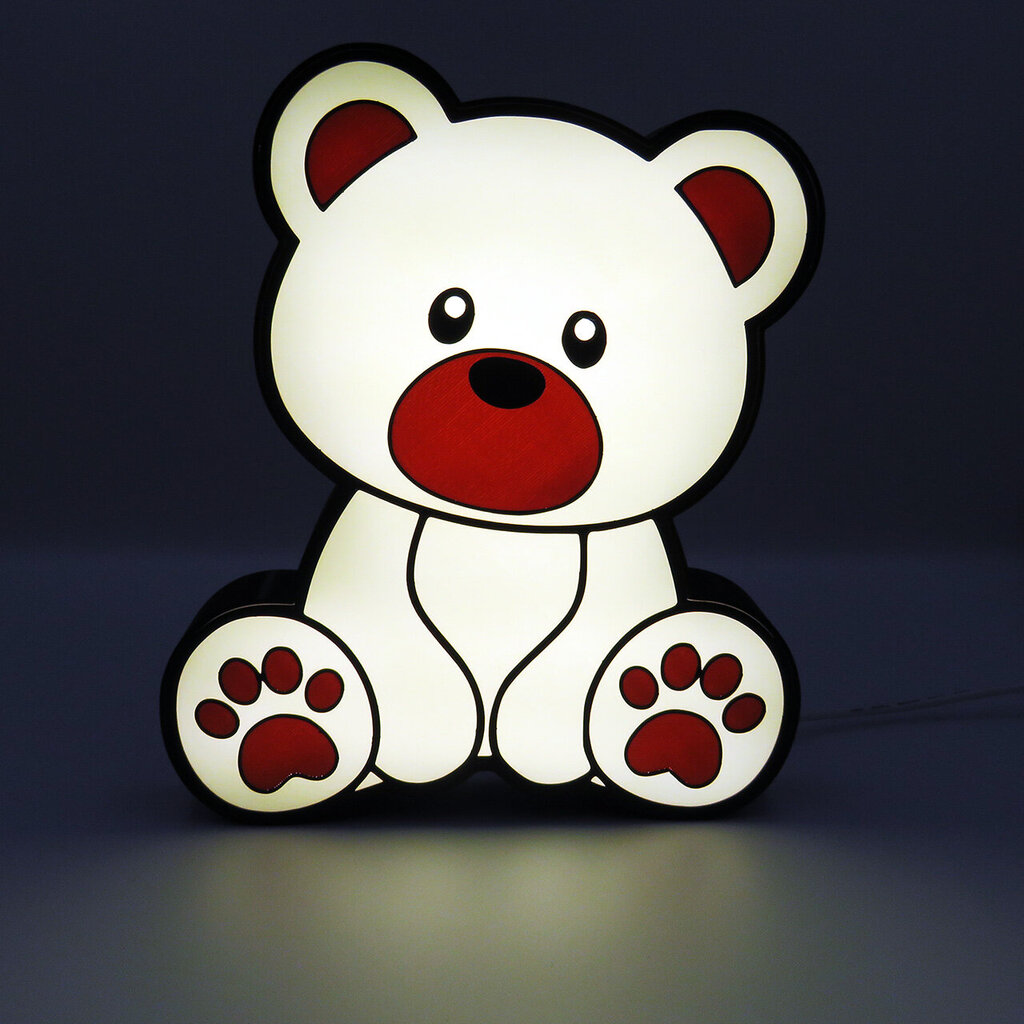 3Dgaminiai vaikiškas stalinis šviestuvas Meškiukas kaina ir informacija | Vaikiški šviestuvai | pigu.lt