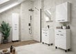Pastatoma vonios spintelė Deftrans D60 su įleidžiamu praustuvu Barcelona 60, 60x80x40 cm, balta kaina ir informacija | Vonios spintelės | pigu.lt