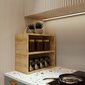 Virtuvės spintelė Asir, 40x40x20 cm, ruda kaina ir informacija | Virtuvinės spintelės | pigu.lt