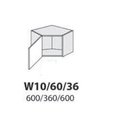 Pakabinama spintelė Carrini W10 60 36, balta kaina ir informacija | Virtuvinės spintelės | pigu.lt