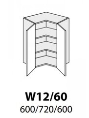 Pakabinama spintelė Carrini W12 60, balta цена и информация | Кухонные шкафчики | pigu.lt