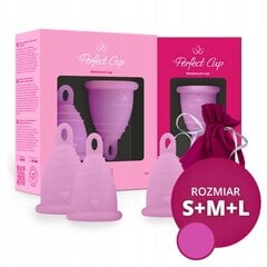 Menstruacinė taurelė Perfect Cup, 3 vnt. kaina ir informacija | Tamponai, higieniniai paketai, įklotai | pigu.lt