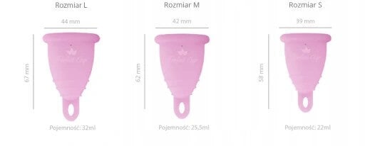 Menstruacinė taurelė Perfect Cup, 3 vnt. kaina ir informacija | Tamponai, higieniniai paketai, įklotai | pigu.lt