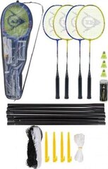 Badmintono rinkinys Dunlop, 4 vnt. kaina ir informacija | Badmintonas | pigu.lt