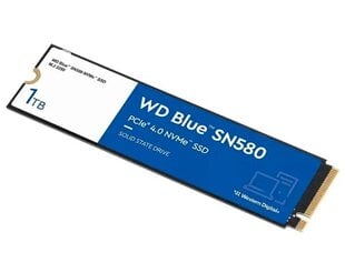 Western Digital Blue SN580 WDS100T3B0E цена и информация | Внутренние жёсткие диски (HDD, SSD, Hybrid) | pigu.lt