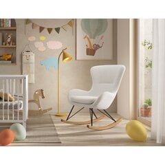 Кресло-качалка Aatrium Rocky 75x96x101 см, белого цвета цена и информация | Кресла в гостиную | pigu.lt