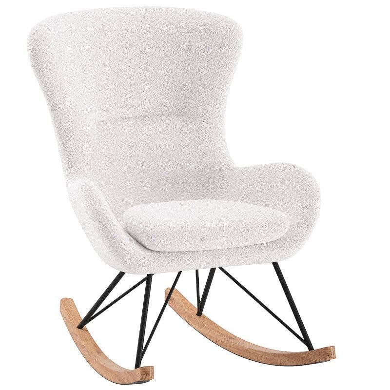 Supama kėdė Aatrium Rocky 75x96x101 cm, balta цена и информация | Svetainės foteliai | pigu.lt