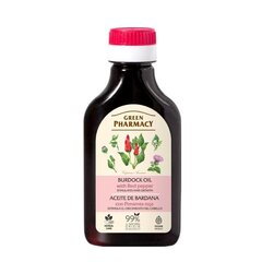 Varnalėšų aliejus su raudonaisiais pipirais Green Pharmacy, 100 ml цена и информация | Бальзамы, кондиционеры | pigu.lt