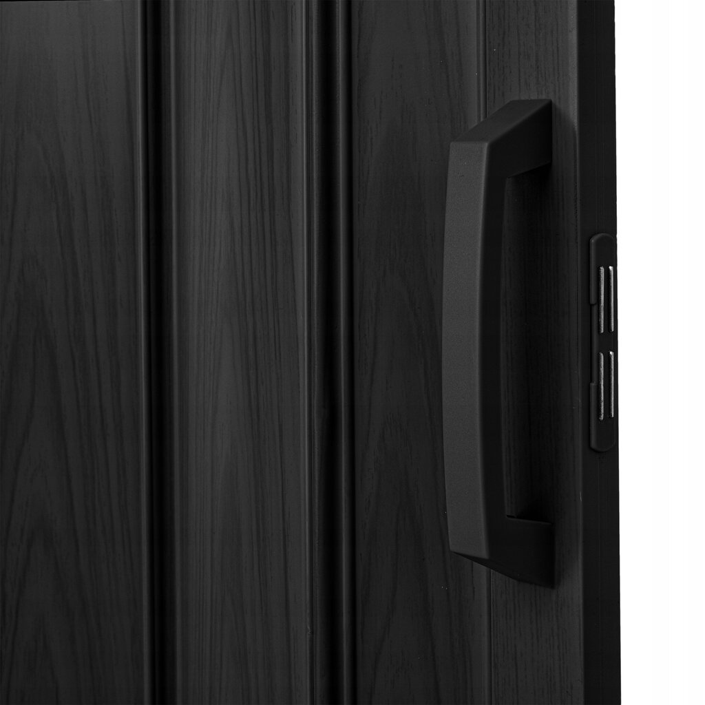 Sulankstomos durys juodas ąžuolas 90 cm kaina ir informacija | Vidaus durys | pigu.lt