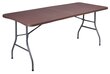Stalas, rudas kaina ir informacija | Lauko stalai, staliukai | pigu.lt