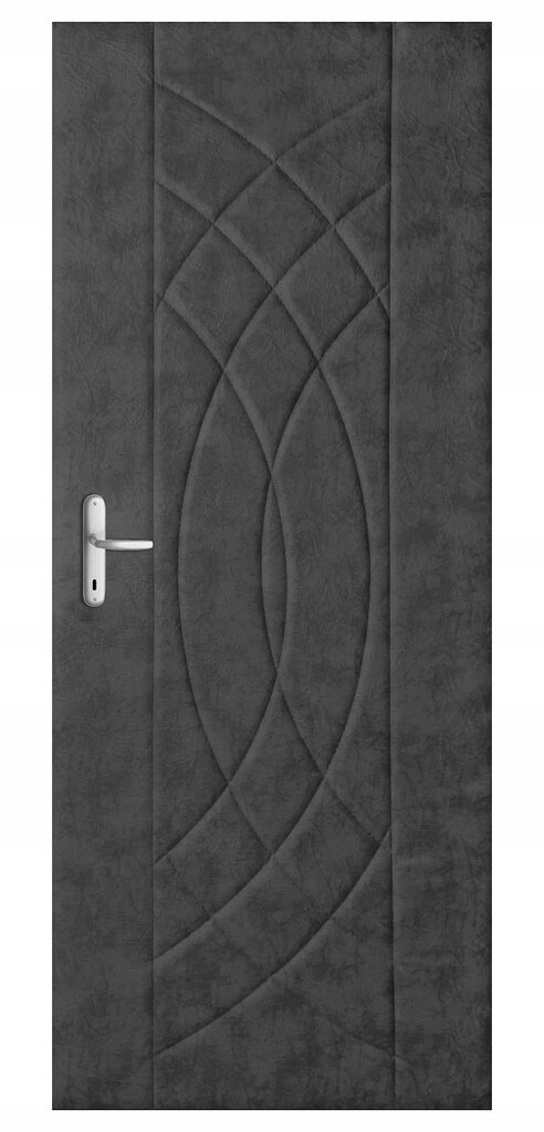 Durų apmušalas - Elle 21ž, 95 cm, tamsiai pilkas kaina ir informacija | Durų lankstai, priedai | pigu.lt