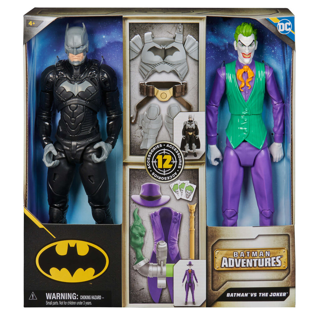 Figūrėlių rinkinys DC Comics FlashBatman vs Joker, 30 cm kaina ir informacija | Žaislai berniukams | pigu.lt