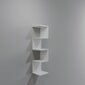 Sieninė lentyna Asir, 30x120x30 cm, balta kaina ir informacija | Lentynos | pigu.lt