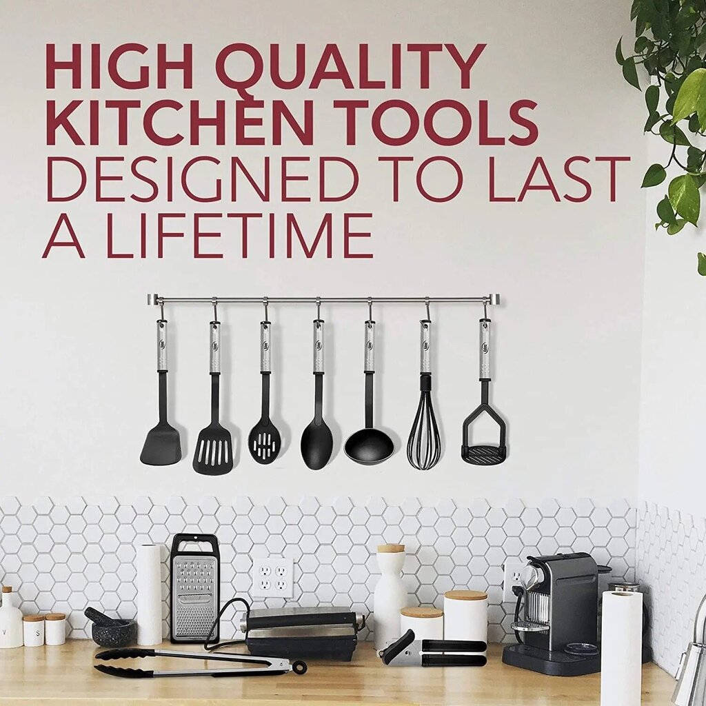 Virtuvės reikmenų rinkinys LIVMAN H-67, 38 vnt kaina ir informacija | Virtuvės įrankiai | pigu.lt