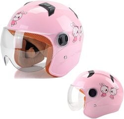 Детский мотоциклетный шлем Kyllog, розовый цена и информация | Шлемы для мотоциклистов | pigu.lt