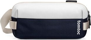 Нагрудная сумка Tomtoc, 4 л, синяя/белая цена и информация | Мужские сумки | pigu.lt